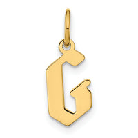 14KY Letter G Initial Pendant-XNA1335Y/G
