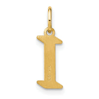 14KY Letter I Initial Pendant-XNA1335Y/I