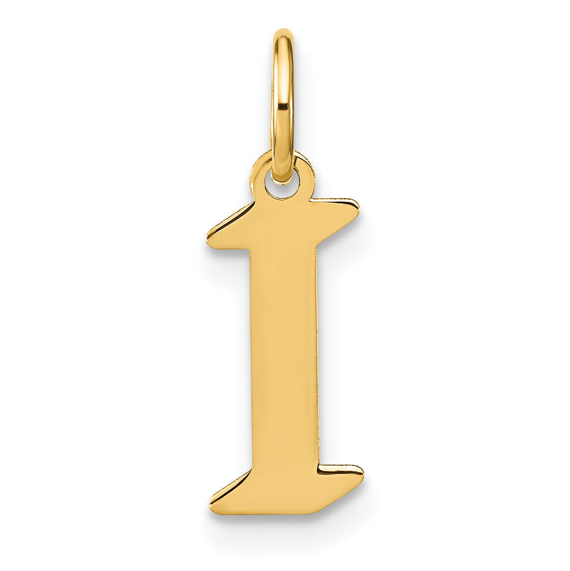 14KY Letter I Initial Pendant-XNA1335Y/I