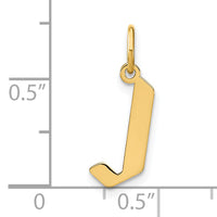 14KY Letter J Initial Pendant-XNA1335Y/J