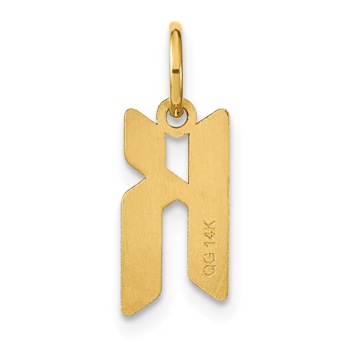 14KY Letter K Initial Pendant-XNA1335Y/K