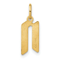 14KY Letter N Initial Pendant-XNA1335Y/N