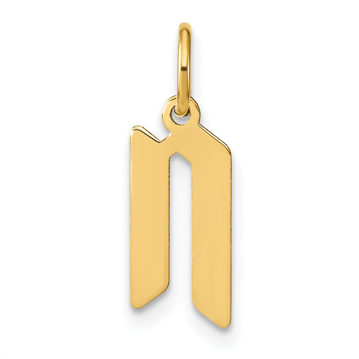 14KY Letter N Initial Pendant-XNA1335Y/N