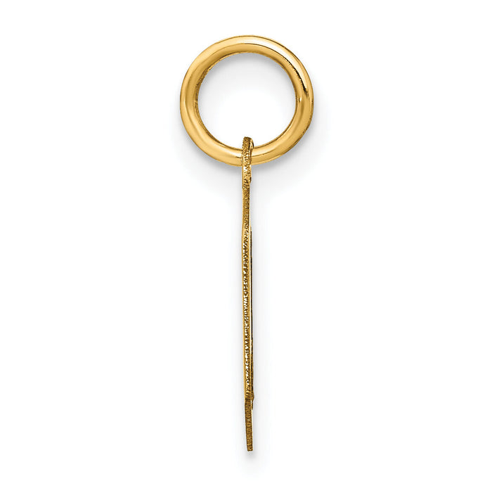 14KY Letter O Initial Pendant-XNA1335Y/O