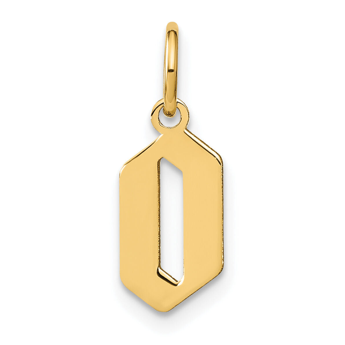 14KY Letter O Initial Pendant-XNA1335Y/O