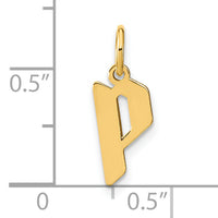 14KY Letter P Initial Pendant-XNA1335Y/P