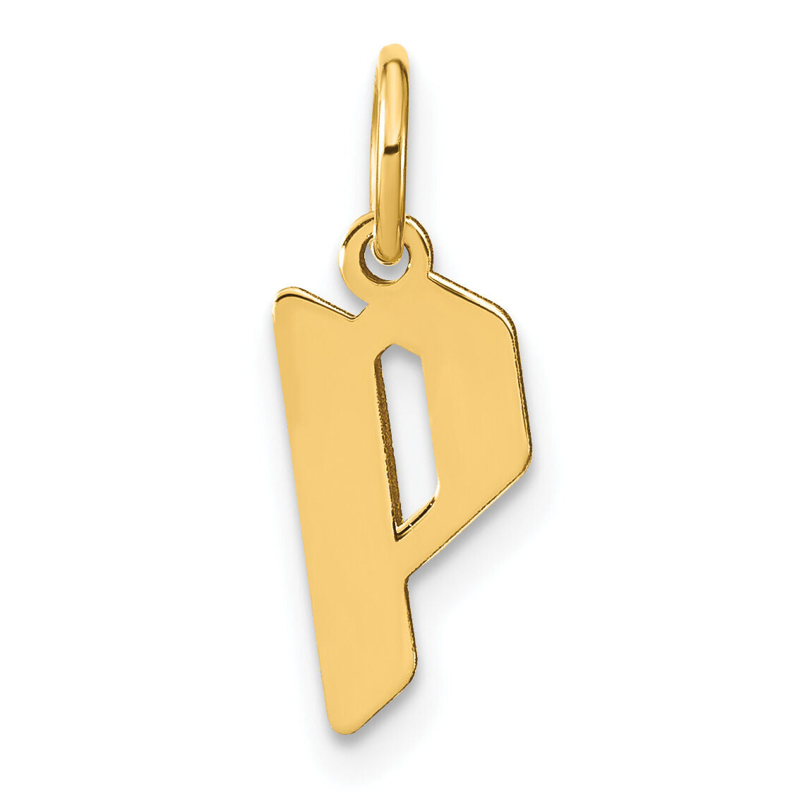 14KY Letter P Initial Pendant-XNA1335Y/P