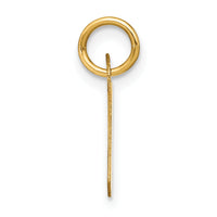 14KY Letter W Initial Pendant-XNA1335Y/W