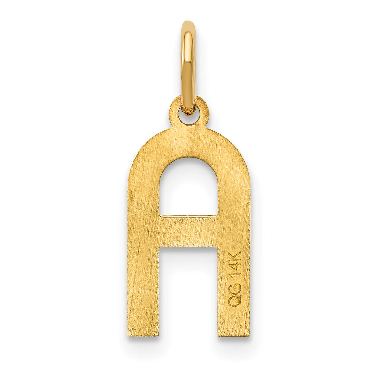 14ky Letter A Initial Pendant-XNA1336Y/A