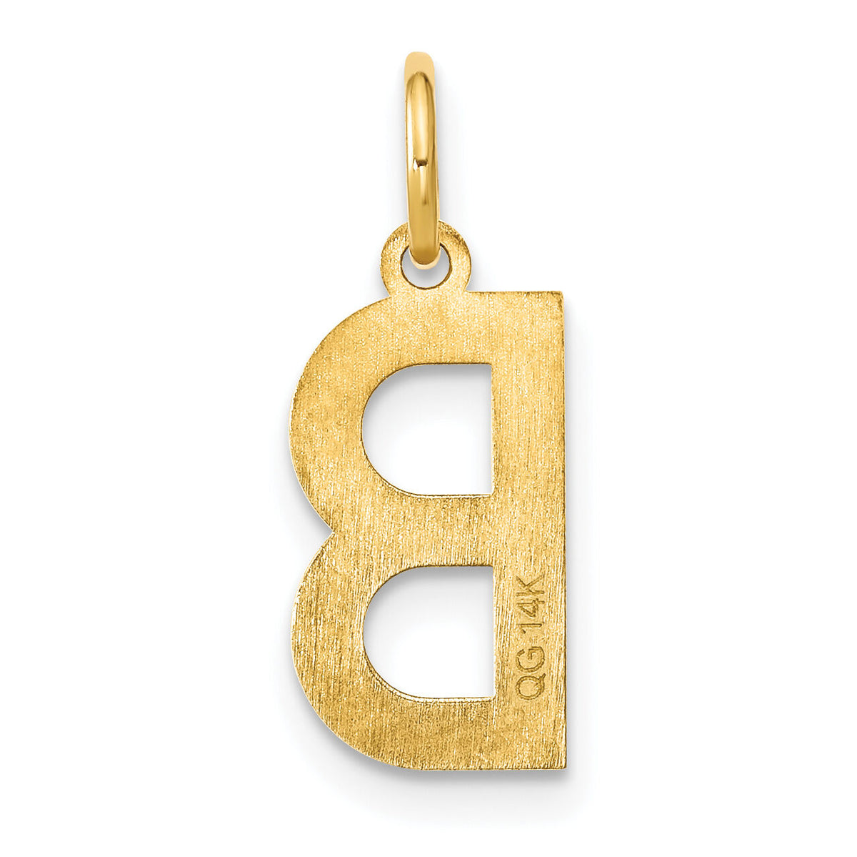 14ky Letter B Initial Pendant-XNA1336Y/B