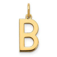 14ky Letter B Initial Pendant-XNA1336Y/B