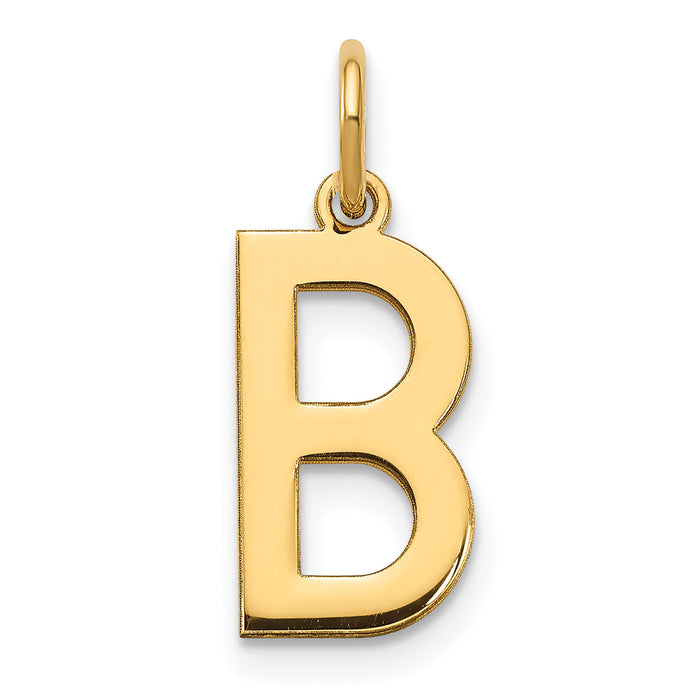 14ky Letter B Initial Pendant-XNA1336Y/B