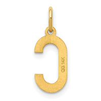 14ky Letter C Initial Pendant-XNA1336Y/C