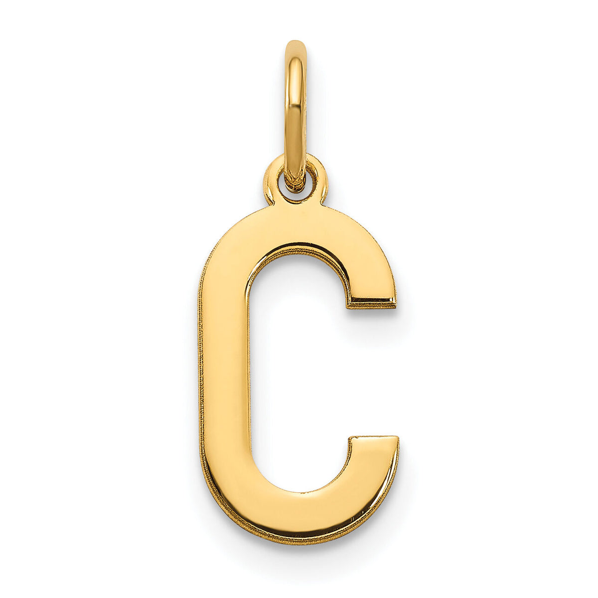 14ky Letter C Initial Pendant-XNA1336Y/C