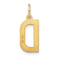 14ky Letter D Initial Pendant-XNA1336Y/D