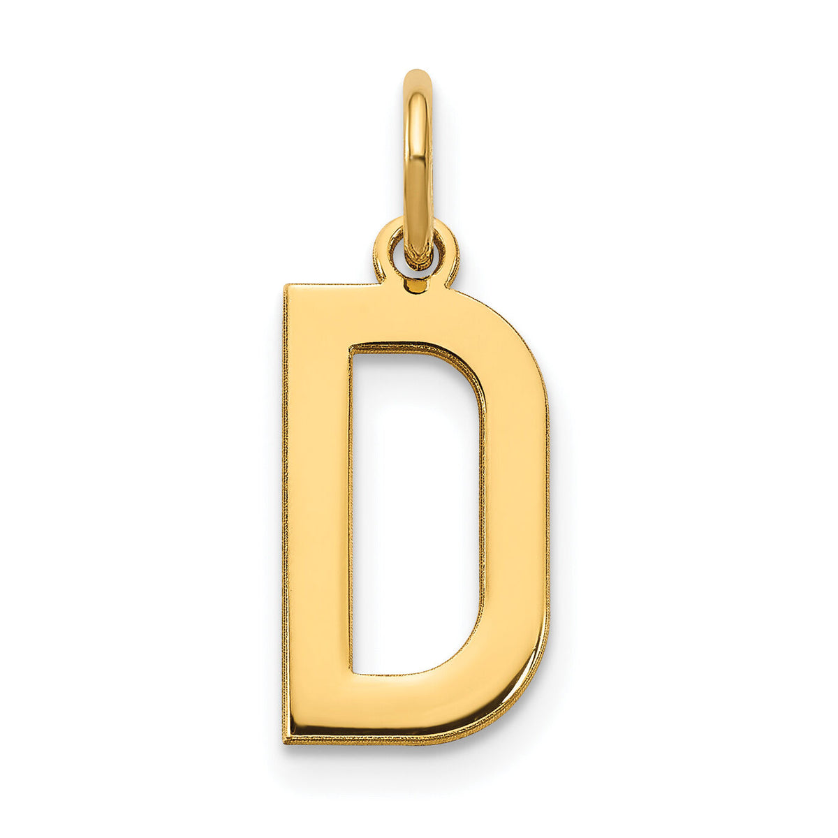 14ky Letter D Initial Pendant-XNA1336Y/D
