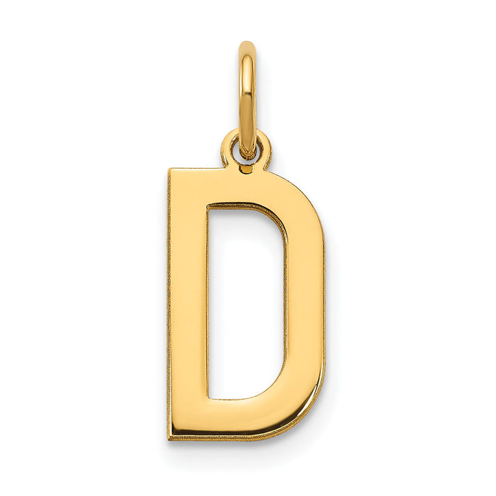 14ky Letter D Initial Pendant-XNA1336Y/D