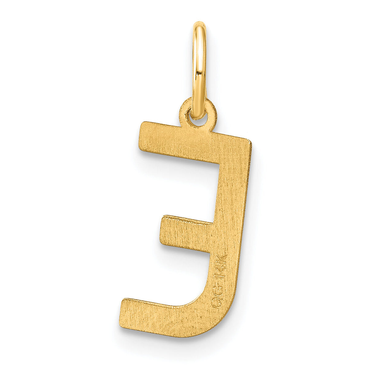 14ky Letter E Initial Pendant-XNA1336Y/E
