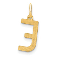 14ky Letter E Initial Pendant-XNA1336Y/E