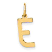 14ky Letter E Initial Pendant-XNA1336Y/E