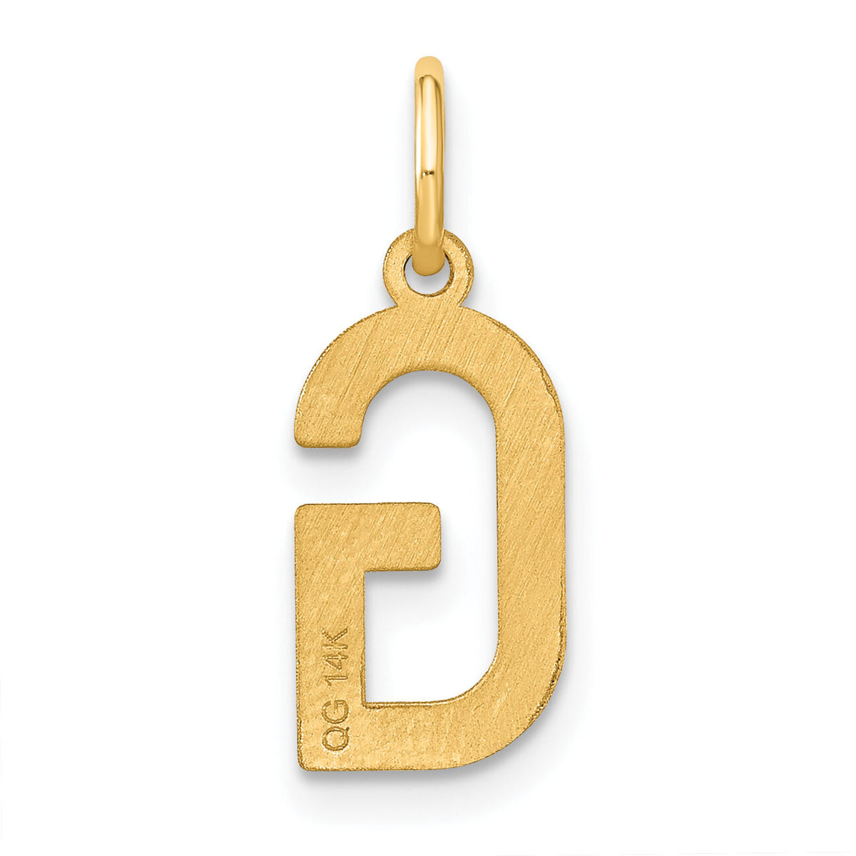 14ky Letter G Initial Pendant-XNA1336Y/G