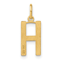 14ky Letter H Initial Pendant-XNA1336Y/H