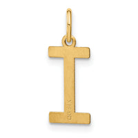 14ky Letter I Initial Pendant-XNA1336Y/I