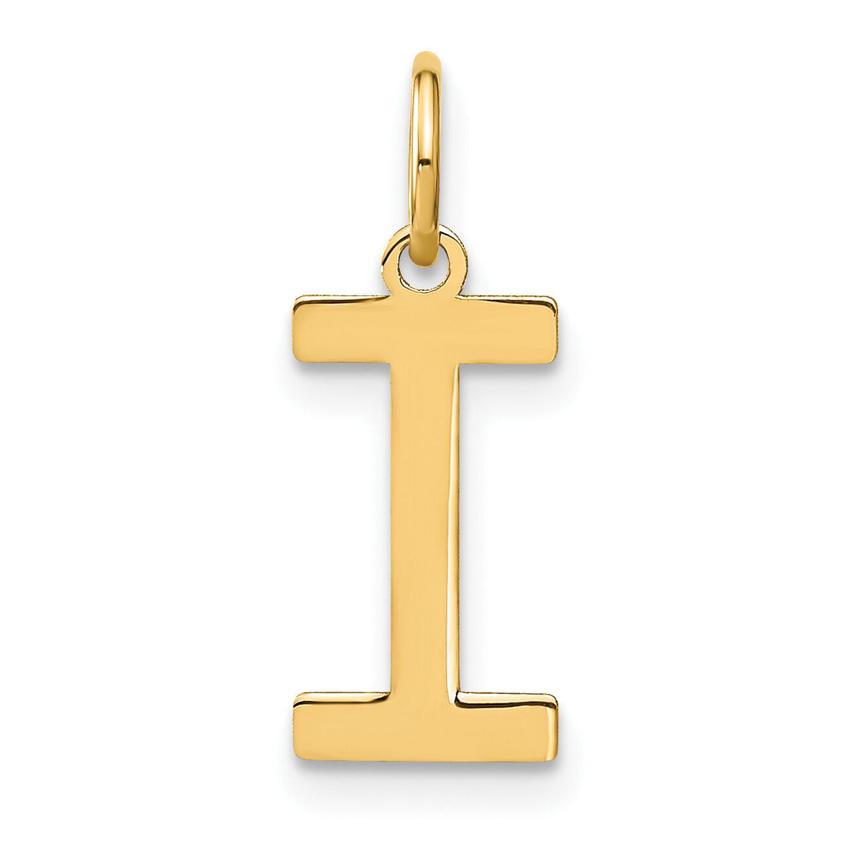 14ky Letter I Initial Pendant-XNA1336Y/I