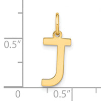 14ky Letter J Initial Pendant-XNA1336Y/J