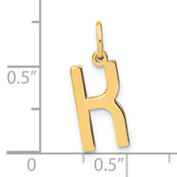 14ky Letter K Initial Pendant-XNA1336Y/K