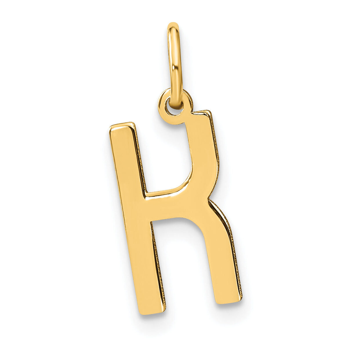 14ky Letter K Initial Pendant-XNA1336Y/K