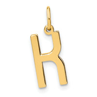 14ky Letter K Initial Pendant-XNA1336Y/K