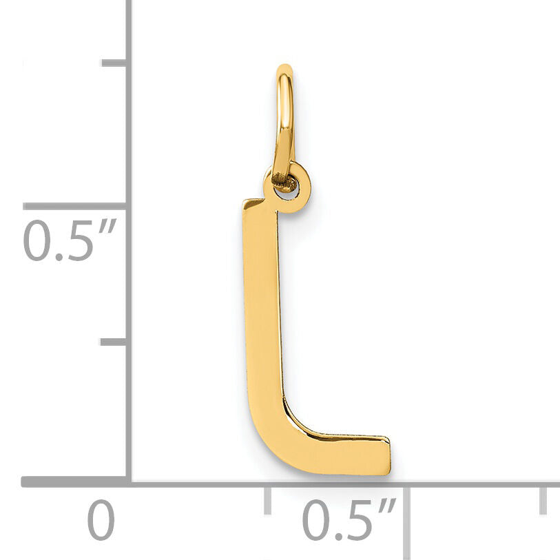 14ky Letter L Initial Pendant-XNA1336Y/L