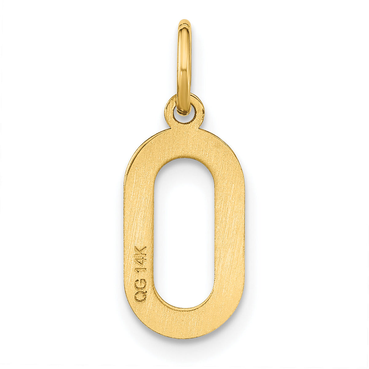 14ky Letter O Initial Pendant-XNA1336Y/O