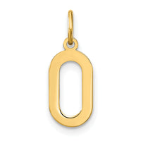 14ky Letter O Initial Pendant-XNA1336Y/O