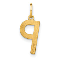 14ky Letter P Initial Pendant-XNA1336Y/P