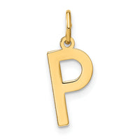 14ky Letter P Initial Pendant-XNA1336Y/P