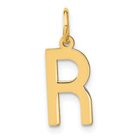 14ky Letter R Initial Pendant-XNA1336Y/R