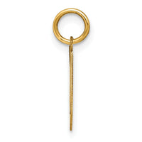 14ky Letter V Initial Pendant-XNA1336Y/V