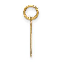14ky Letter W Initial Pendant-XNA1336Y/W