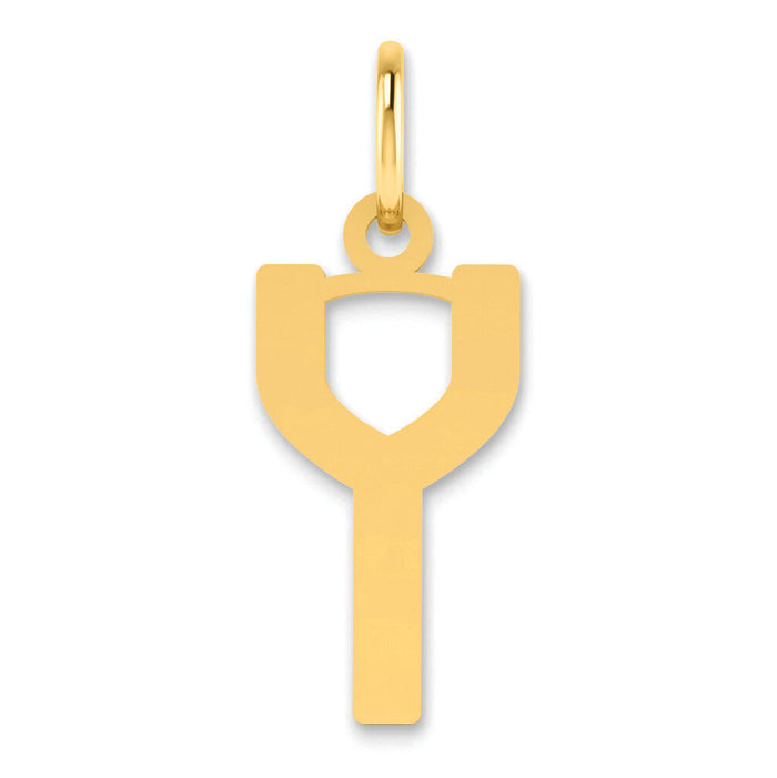 14ky Letter Y Initial Pendant-XNA1336Y/Y