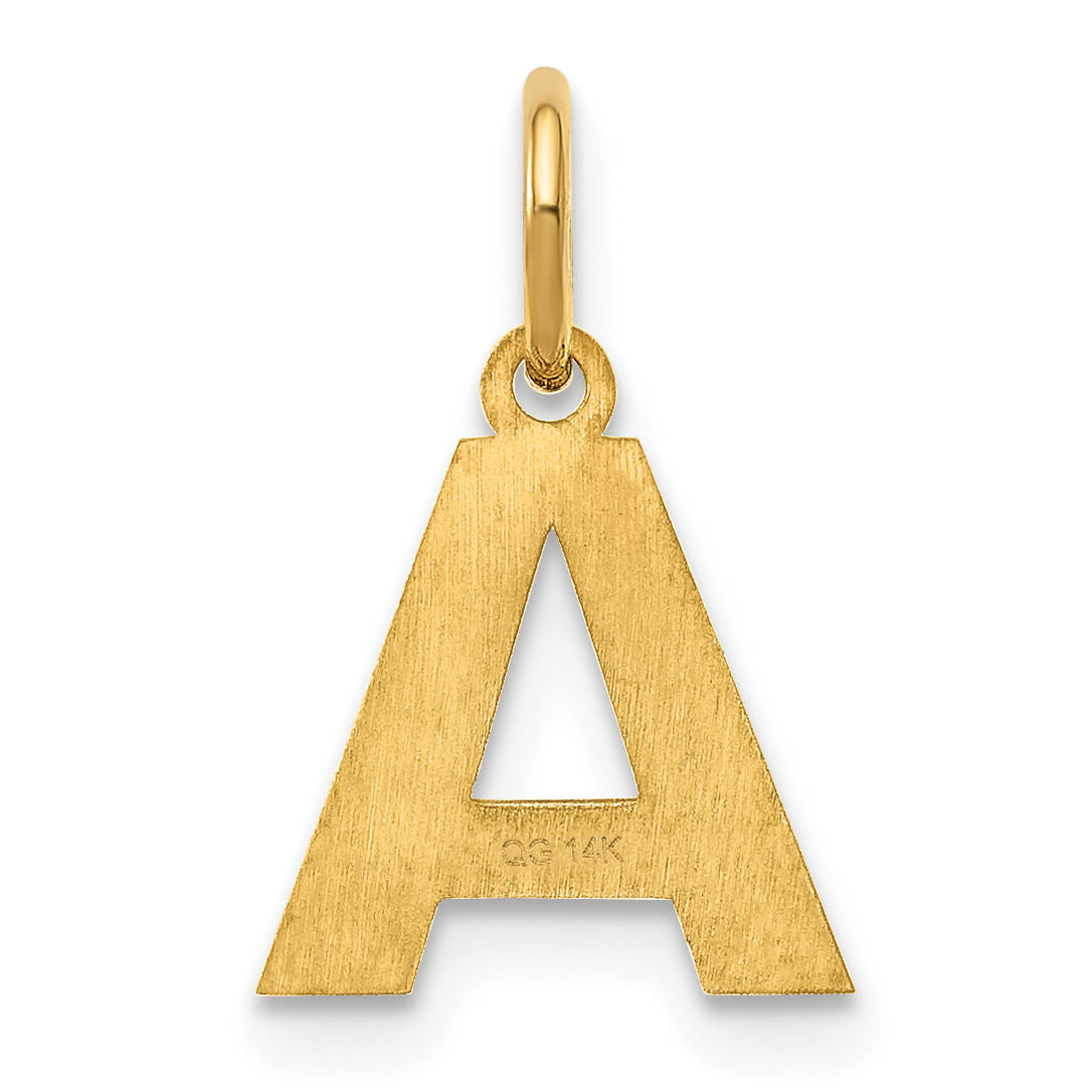 14ky Letter A Initial Pendant-XNA1337Y/A