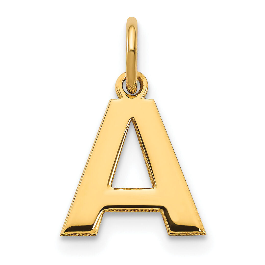 14ky Letter A Initial Pendant-XNA1337Y/A