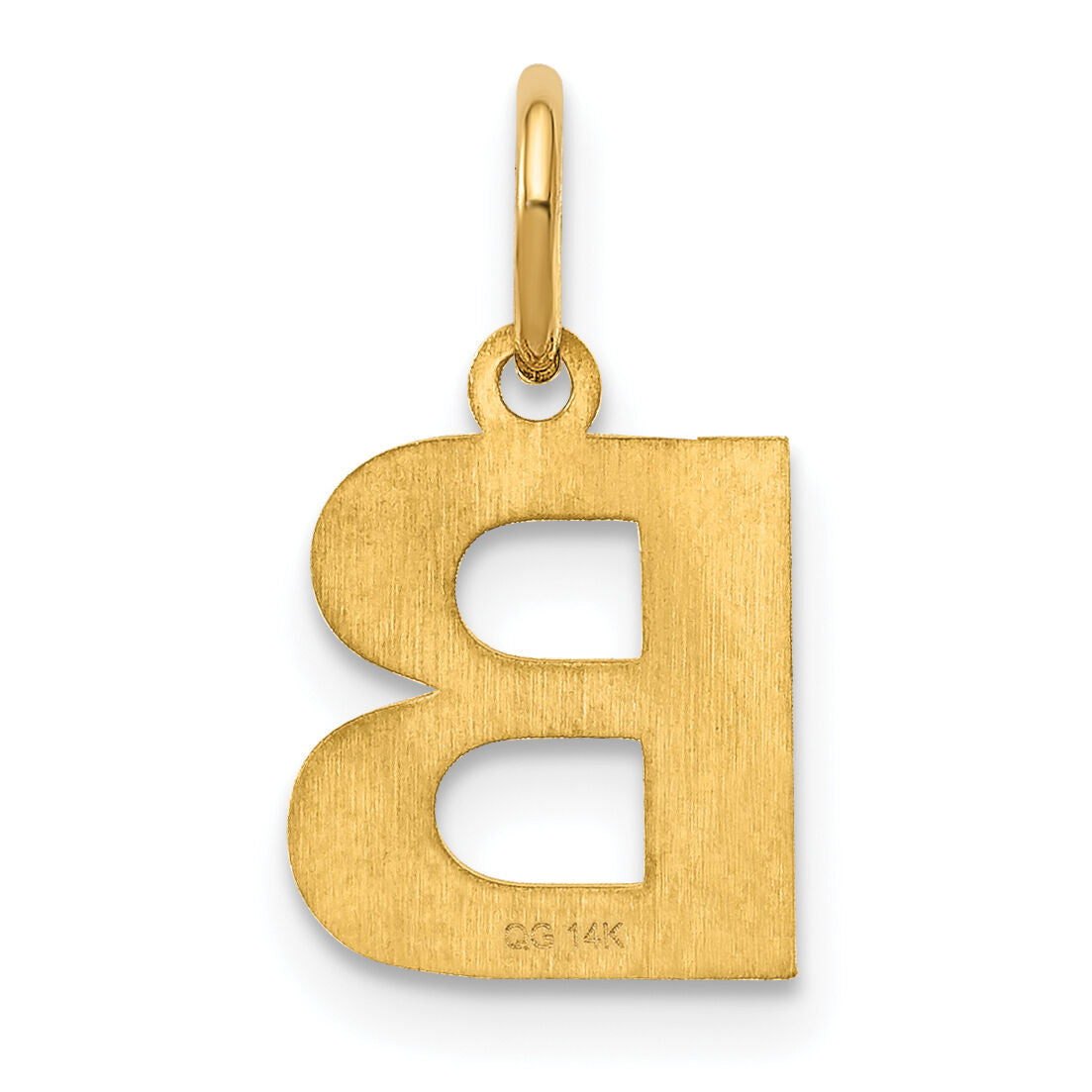 14ky Letter B Initial Pendant-XNA1337Y/B