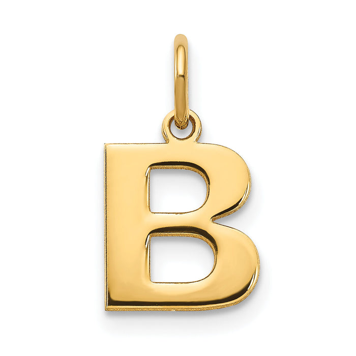 14ky Letter B Initial Pendant-XNA1337Y/B