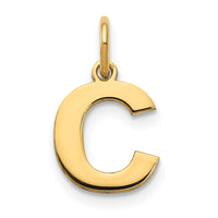 14ky Letter C Initial Pendant-XNA1337Y/C