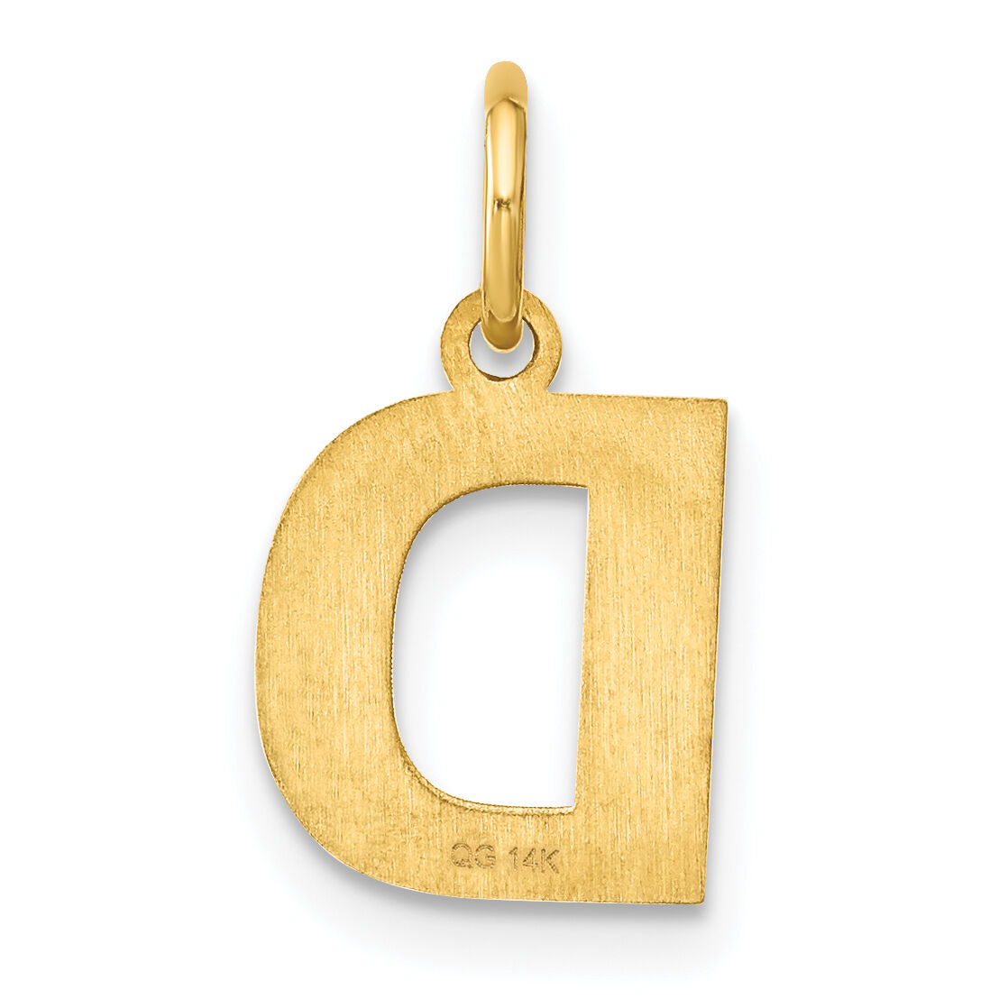 14ky Letter D Initial Pendant-XNA1337Y/D