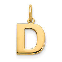14ky Letter D Initial Pendant-XNA1337Y/D