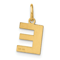 14ky Letter E Initial Pendant-XNA1337Y/E