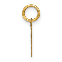 14ky Letter F Initial Pendant-XNA1337Y/F